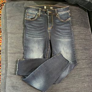 Kut from the Kloth dark jeans size 2 Connie high rise ankle skinny cut